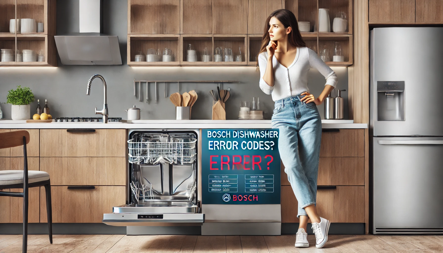 Bosch Dishwasher Error Codes Troubleshooting Guide & Fixes