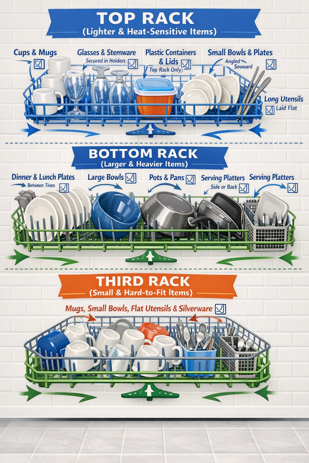 How to Load a Dishwasher