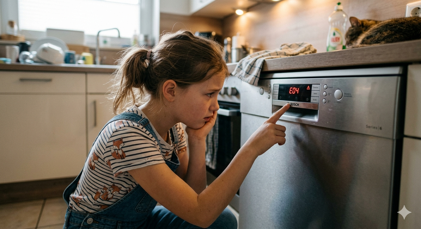Bosch Dishwasher E04 Error Fix Guide 