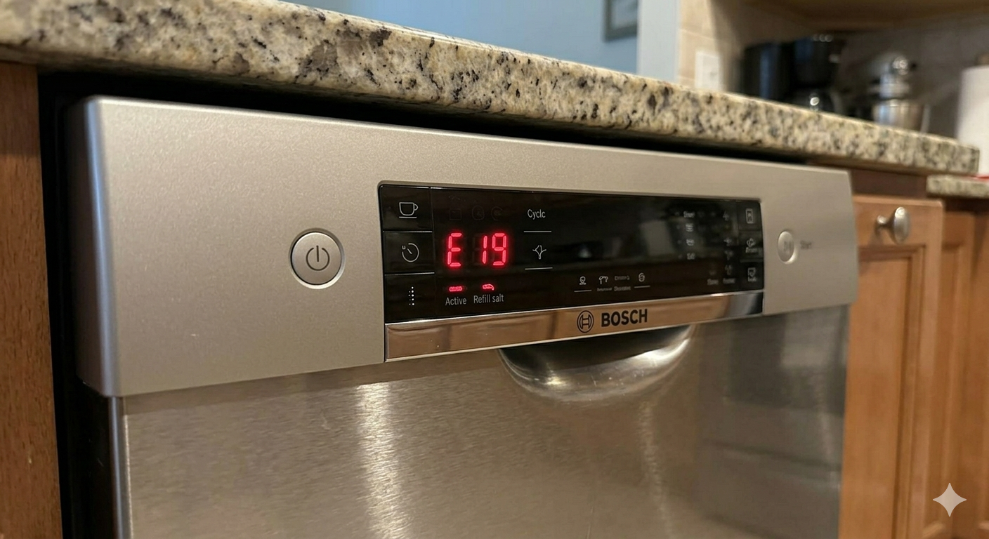 Bosch Dishwasher E19 Error Fix Guide Fast
