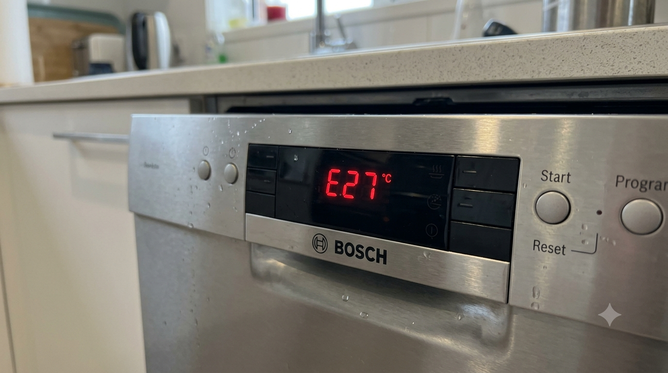 Bosch Dishwasher E27 Error: Causes and Fix Guides!