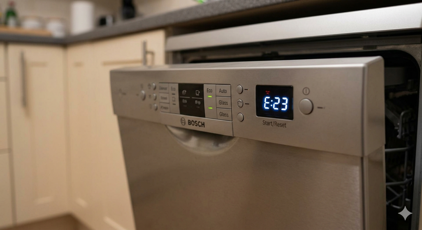 Troubleshoot Bosch Dishwasher E23 