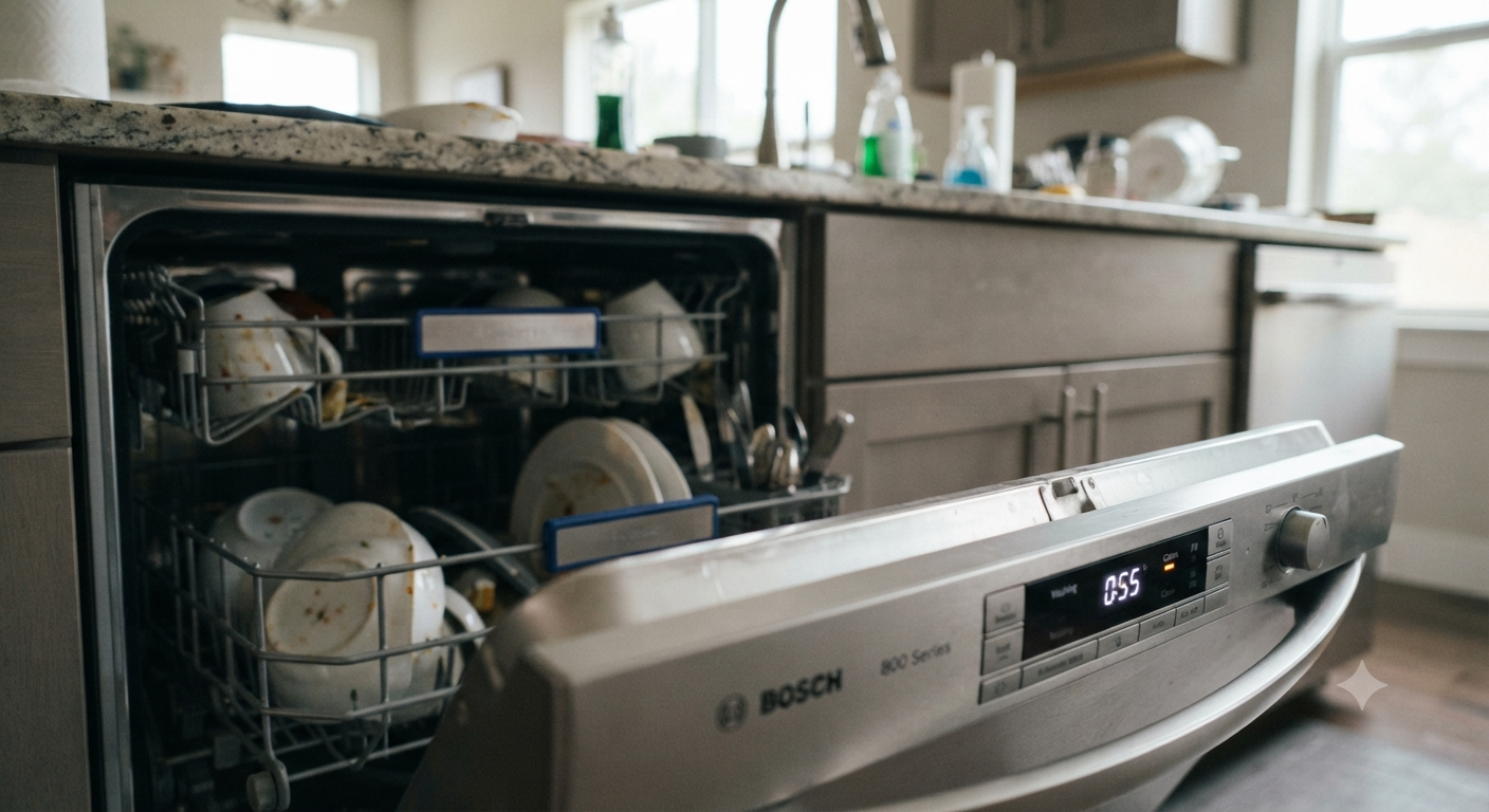 Bosch Dishwasher Fills But Doesn't Wash? Here's Why 